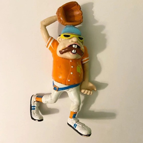 Vintage 1986 Sports Freaks Fast Furter Figure 8 Inch Tall Baseball Toy - Picture 1 of 11